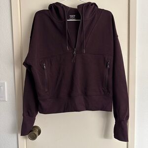 OLD NAVY NWT Dynamic Fleece Burgundy Half Zip Sweater